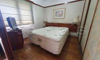 Imagem 7: Flat mobiliado reformado, com 1 dormitório em andar alto no Jardim Paulista. Sem burocraci