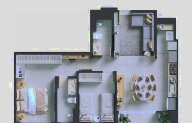 Imagem 2: Ágio Apartamento a venda, 2 quartos 1 suíte, 1 vaga de garagem, Setor Bela Vista, Nascente