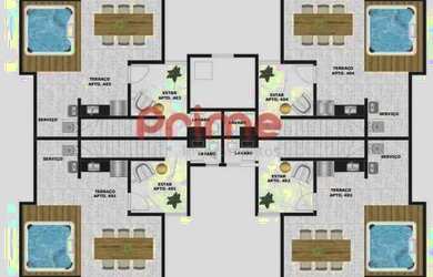 Imagem 3: Apartamento com Área Privativa para Venda em Belo Horizonte, Rio Branco, 2 dormitórios, 1