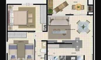 Imagem 7: RECANTO PRAÇAS 1- APTO 2 QTOS ( EM FRENTE A AREA DE LAZER e PRÓXIMO A PORTARIA