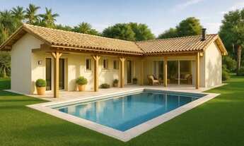 Imagem 7: Lote + Casa + Piscina no Condomínio Construa Sem Dor de Cabeça!