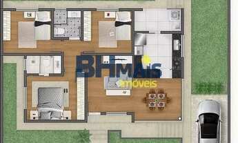 Imagem 4: CASA de Luxo em Lagoa Santa/BH - 83m? R$430 mil (Quatrocentos e Trinta mil reais