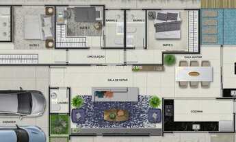 Imagem 2: CAMPO GRANDE - Casa de Condomínio - Terras Alpha Campo Grande