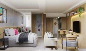 Imagem: Studio de 38 metros quadrados com 1 quarto