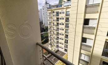 Imagem 6: Flat mobiliado com 1x dormitório entre a Av. Nove de Julho e Rua Pamplona espaçoso e aconc