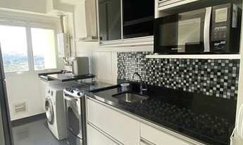 Imagem 6: Apartamento 01 dormitório mobiliado em Alphaville - andar alto