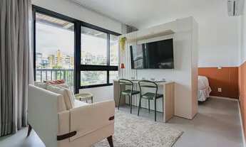 Imagem: Studio para aluguel possui 40 metros quadrados