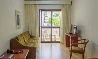 Imagem: Flat mobiliado no Jardins com um dormitório