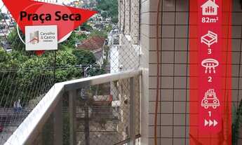 Imagem 7: Apartamento para venda possui 82 metros quadrados com 3 quartos em Praça Seca - Rio de Jan