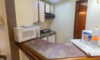 Imagem 3: Flat mobiliado no Itaim Bibi com 1 dorm com vista para Avenida Faria Lima