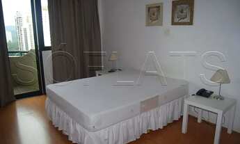 Imagem 5: Flat com 1 dormitório, com com serviços, decorado no centro de Alphaville