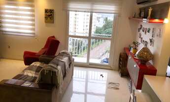 Imagem 3: Apartamento semi mobiliado andar alto planta 3dorm com living estendido atualmente 2 dorm