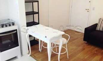 Imagem 2: Flat para locação mobiliado e com serviços próximo do comércio em Moema 42m² sem fiador