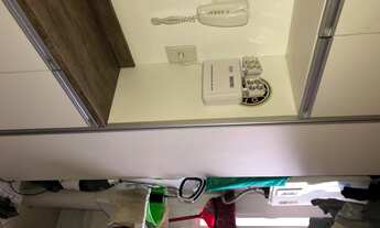 Imagem 7: Apartamento semi mobiliado andar alto planta 3dorm com living estendido atualmente 2 dorm