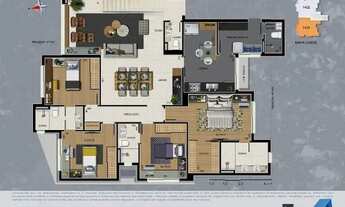 Imagem 4: Apartamento com 4 dormitórios à venda em Belo Horizonte