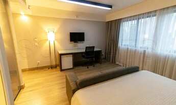 Imagem 4: Flat com 1x dorm. próximo a Av. Ibirapuera Shopping Ibirapuera totalmente reformado. Sem f