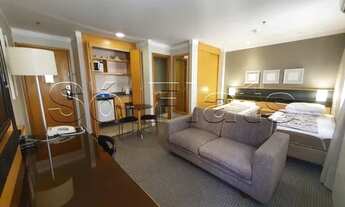 Imagem 2: Lindo flat mobília novinha igual a do hotel, com serviços de arrumação e lavanderia coleti