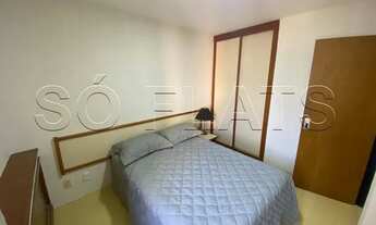 Imagem 3: Flat mobiliado com 42m² com quarto, sala, cozinha completa e banheiro, a 200 m da Av. Paul