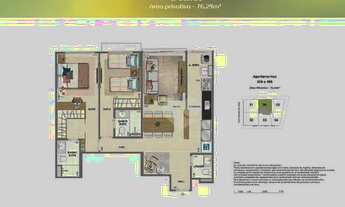 Imagem 5: Apartamento com 2 dormitórios à venda, 76 m² por R$ 1.185.000,00 - Laranjeiras - Rio de Ja