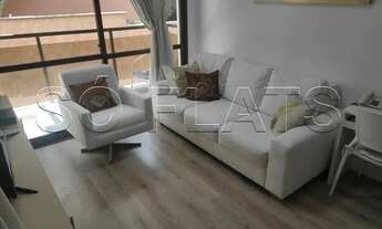 Imagem 5: Flat totalmente espaçoso e alto padrão para locação no Jd Paulista muito próximo da Av. Pa