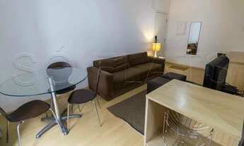 Imagem 2: Flat Opera disponível para locação contendo 42m², 1 dormitório e 1 vaga de garagem