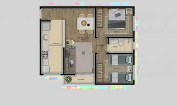 Imagem 7: OPORTUNIDADE Apartamento com 2 dormitórios