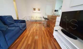 Imagem 5: Flat com 1 dormitório no Brooklin totalmente mobiliado para locação