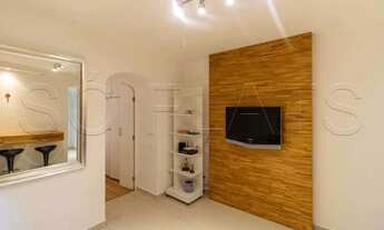 Imagem 2: Lindo flat nos Jardins para hospedagem a alguns passos da Rua Oscar Freire. Locação sem bu