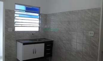 Imagem: Casa com cozinha, quarto e banheiro