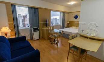 Imagem 2: Flat Paulista Classic totalmente mobiliado para locação no Jardim Paulista