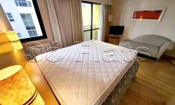 Imagem 4: Flat para locação no bairro de Moema próximo da Av Ibirapuera. Com entrada imediata