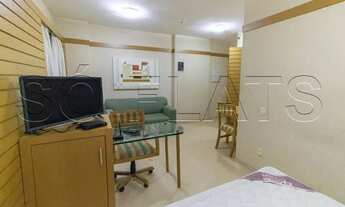 Imagem 5: Flat nos Jardins para locação totalmente mobiliado ao lado da Avenida Paulista. Consulte-n