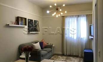 Imagem 5: Flat no Jardins para Locação com 1x dormitório sendo 1x suíte, serviços e vaga de garagem