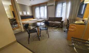 Imagem 5: Belíssimo flat totalmente mobiliado, com serviços de arrumação e lavanderia coletiva