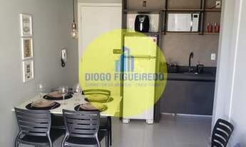 Imagem: Flat mobiliado 50m2 condomínio clube muro