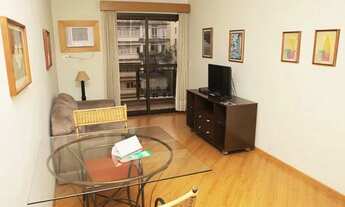 Imagem 2: Flat com 1 dormitório reformado com camareira, tv a cabo e garagem ao lado da Av. Paulista