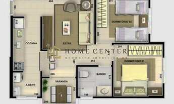Imagem 2: Venda Apartamento com 2 dormitórios