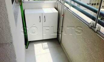 Imagem 6: Flat para locação mobiliado e com serviços próximo do comércio em Moema 42m² sem fiador