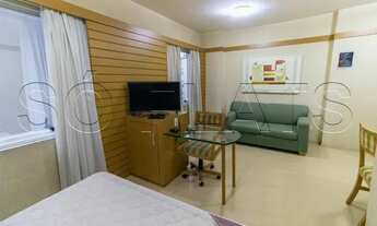 Imagem 3: Flat nos Jardins para locação totalmente mobiliado ao lado da Avenida Paulista. Consulte-n