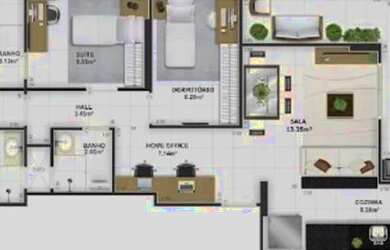 Imagem 2: APARTAMENTO COM 97.42 m² - TUPI - PRAIA GRANDE SP