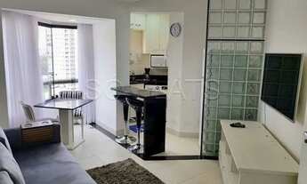 Imagem 5: Lindo flat para locação próximo ao Pq Ibirapuera e Av Ibirapuera. 1x dormitório todo mobil