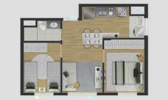 Imagem 7: Tom da Penha 2 Dormitorios Minha casa Minha Vida