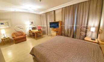 Imagem 5: Flat no Tryp Higienópolis disponível para locação com 30m², 1 dormitório e 1 vaga