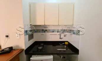 Imagem 7: Flat com amplos cômodos e uma sala avarandada em Moema próximo ao metrô e Shopping. Sem fi