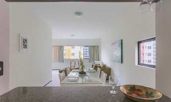 Imagem 3: Flat 308, aluguel, de frente, vista panorâmica, com 1 quarto em Boa Viagem - Recife - PE