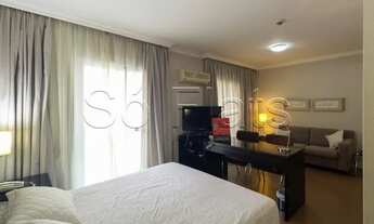 Imagem 3: Flat disponível para locação contendo 29m², 1 dormitório e 1 vaga, excelente para estudant