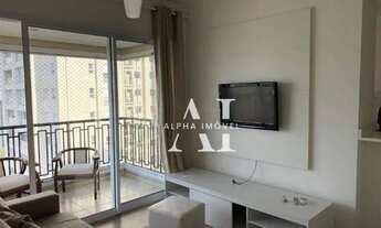 Imagem 2: Apartamento com 1 dormitório para alugar, 50 m² por R$ 4.262,64/mês - Edifício Alpha Park