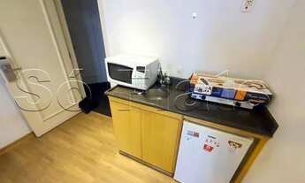 Imagem 4: Flat ao lado da Av Ibirapuera e próximo do Hospital Alvorada e Metrô Moema. Consulte-nos