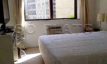 Imagem 2: Flat totalmente mobiliado no Itaim Bibi próximo do Clube Pinheiros e Av Brig Faria Lima. S