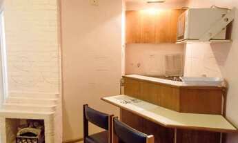 Imagem 2: Flat do lado da Avenida Paulista com 1x dormitório com sala avarandada super aprazível sem